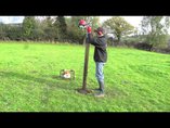 Бензобур Stihl BT121. Демонстрация работы