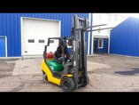 Демонстрация работы бензинового погрузчика Komatsu FG18T-21